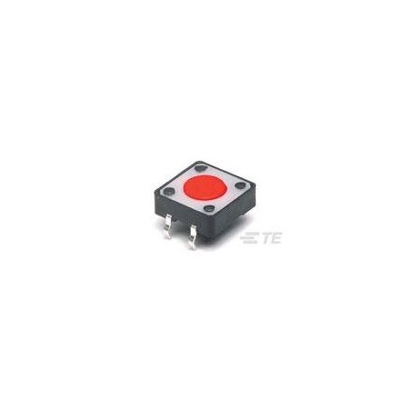 Te Connectivity Pushbutton Switch, Spst, Momentary-Tactile, 0.05A, Solder Terminal, Through Hole-Straight FSM100A